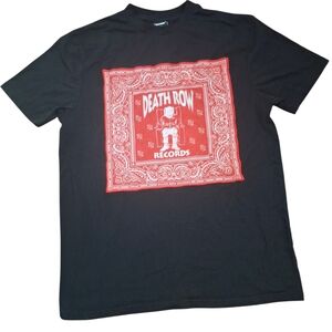 Death Row Records Black Graphic Tee